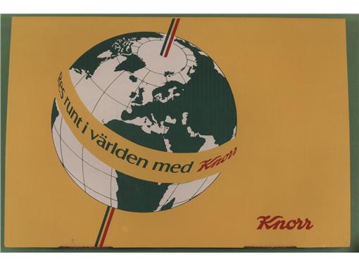 Promotionmaterial. På 1980-talet började Knorr satsa ordentligt på internationella och exotiska smaker.